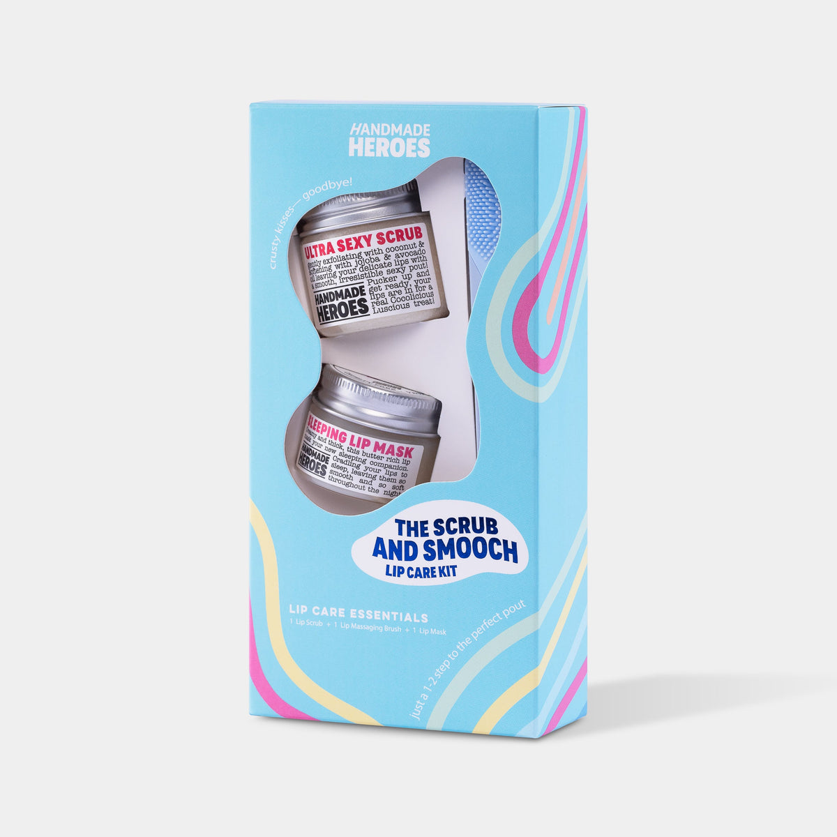 Scrub & Smooch lip care kit with Cocolicious lip scrub and lip mask