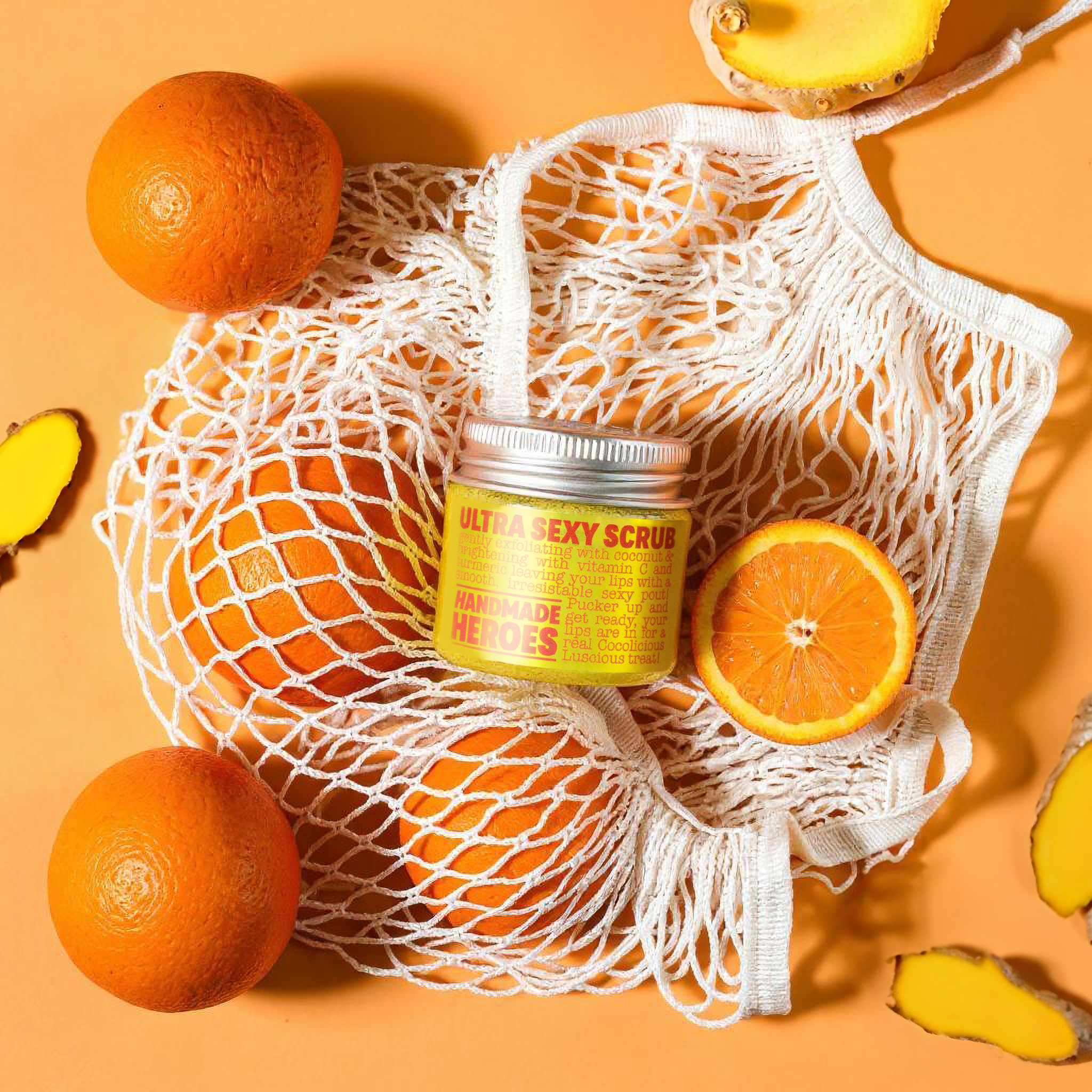 COCOLICIOUS LUSCIOUS LIP SCRUB - VITAMIN C & TURMERIC