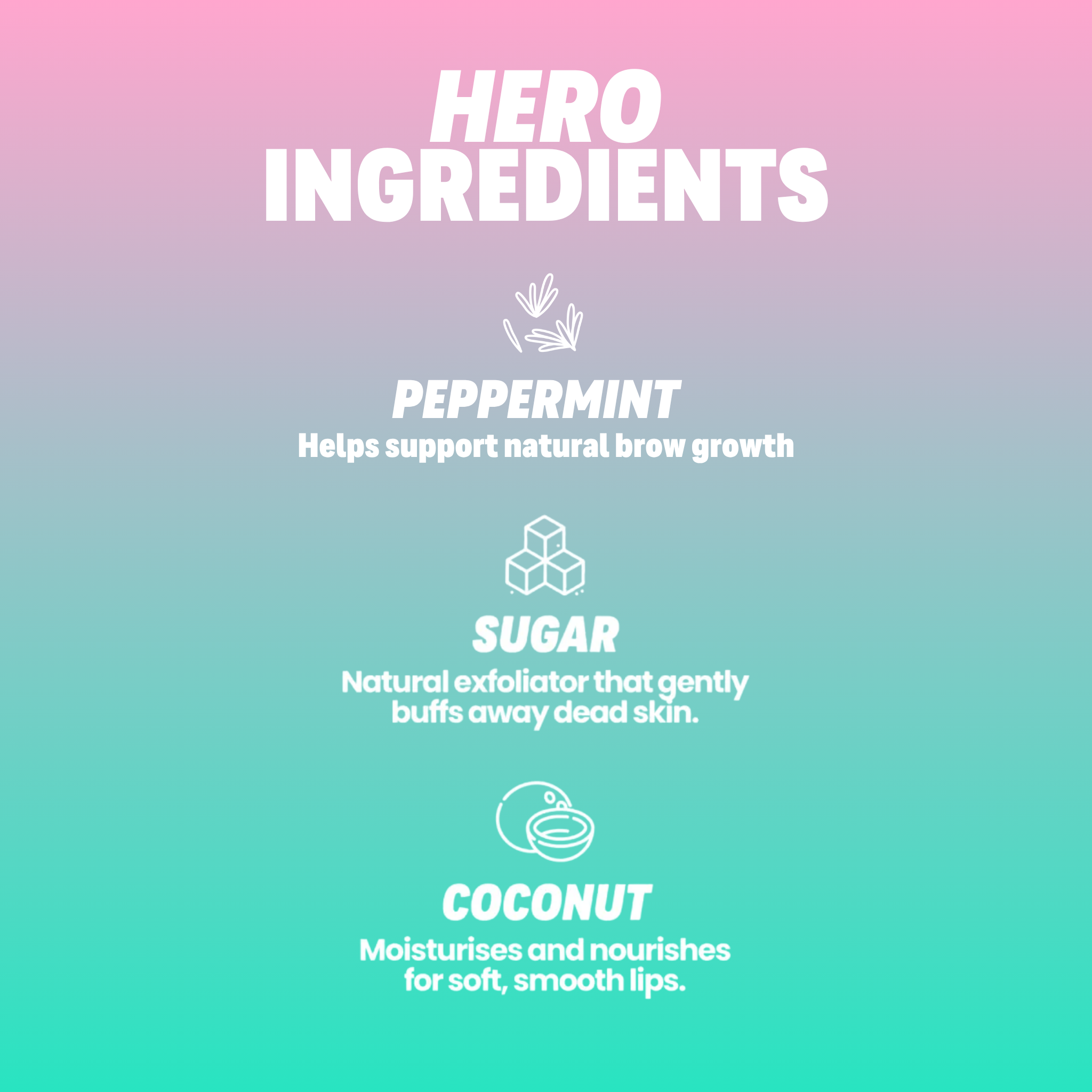 COCOLICIOUS LUSCIOUS LIP SCRUB - PEPPERMINT CRUSH