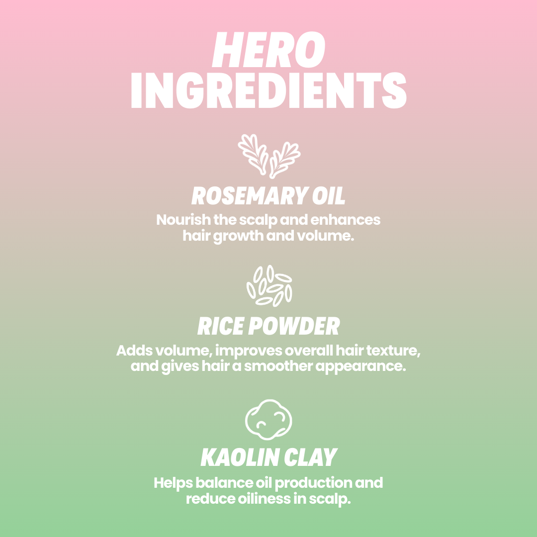 ROSEMARY DRY SHAMPOO - LIGHT