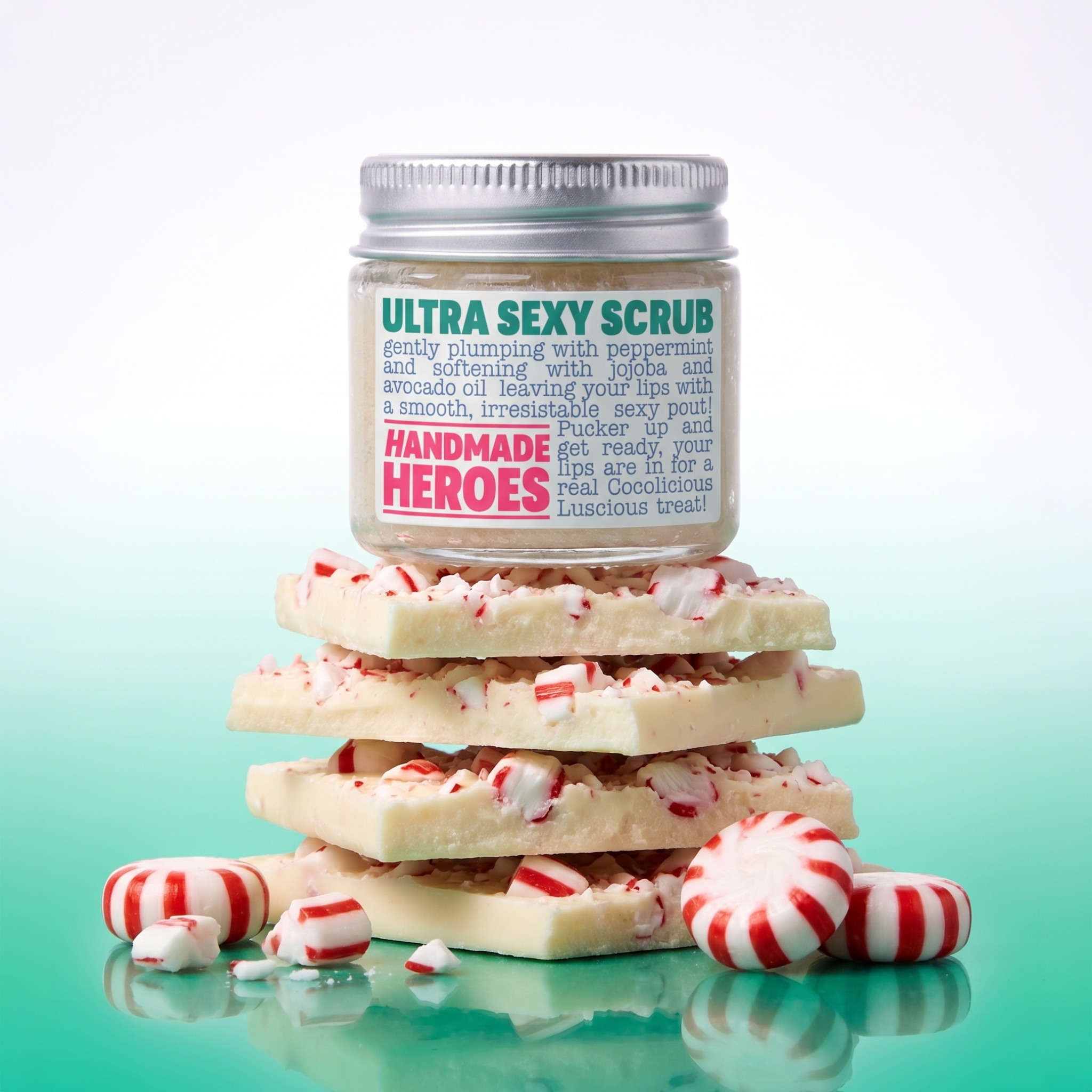 COCOLICIOUS LUSCIOUS LIP SCRUB - PEPPERMINT CRUSH