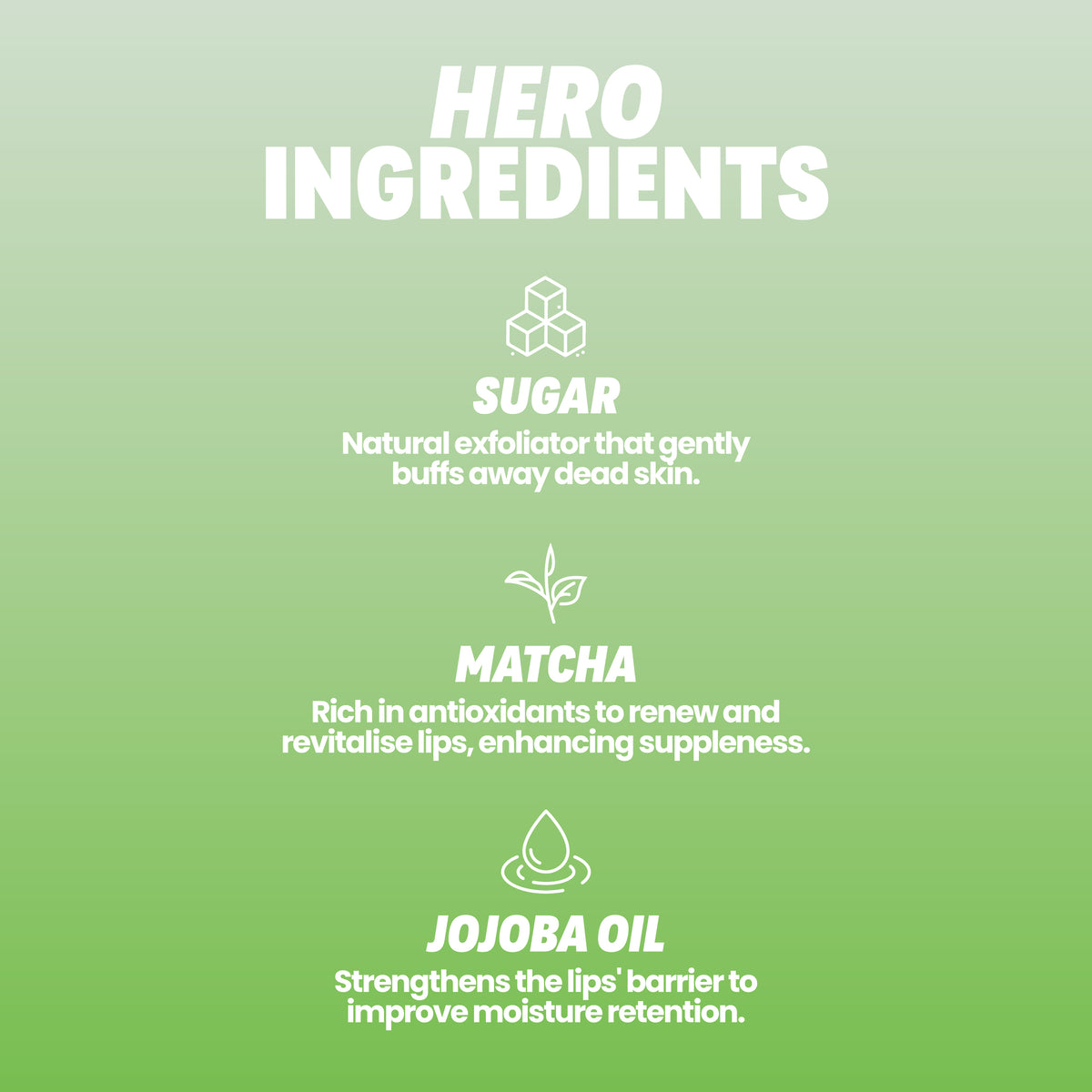 Cocolious Cocolicious Natural Lip Scrub – Matcha Latte | Handmade Heroes